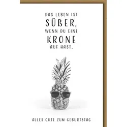 Geburtstagskarte  Ananas 512621   Bild