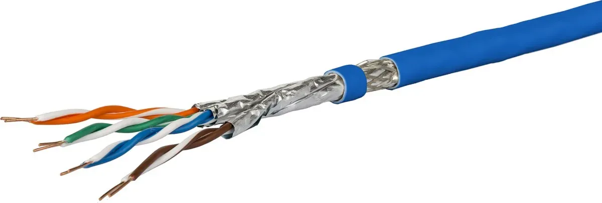 Metz Connect Datenkabel Kat.7A blau GC1300-4P-Dca-T500