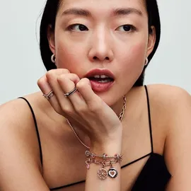 Pandora 783042C01 Mini-Anhänger Chakra Herz Roségoldfarben