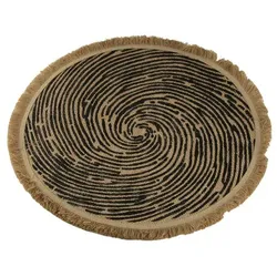 AM Design Tischset Ø 38 cm Jute Braun