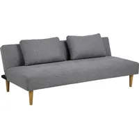 VCM Lucca Schlafsofa inkl. 2 Kissen grau.