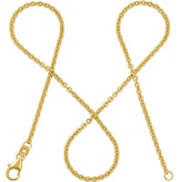 modabilé Goldkette Ankerkette DELICATE Rund 2mm 585 Gold, Halskette Damen, Damenkette dezent, Kette, Made in Germany gelb|goldfarben 45cm