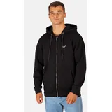 Reell Staple Logo Zip Sweatjacke Herren Schwarz L