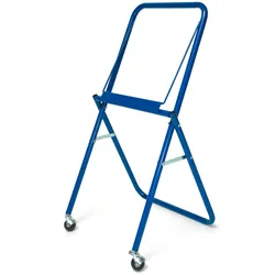 Papierrollenhalter - Putztuchrollenhalter - Bodenständer 310 mm mit Rollen