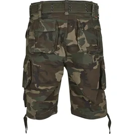 Brandit Textil Savage Vintage Kurze Hose Woodland 2XL