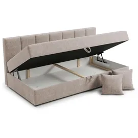s-style möbel Lenny Tagesbett 90 x 200 cm braun