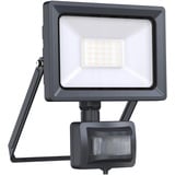 INSPIRE - YONKERS LED-Außenstrahler mit Bewegungsmelder - 2700LM - 20W - IP44-4000K - B. 13,4 cm - Aluminium - Schwarz - LED Strahler