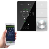 Qiumi Smart WiFi Knob Thermostat Smart Life APP Fernbedienung für Wasser Gas Boiler Heizung Kompatibel mit Alexa Google Home, trockener Kontakt