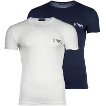 Emporio Armani Herren T-Shirts blau Baumwolle - Mix unifarben, blau, Frühjahr/Sommer 2026