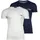 Emporio Armani Herren T-Shirts blau Baumwolle - Mix unifarben, blau, Frühjahr/Sommer 2026