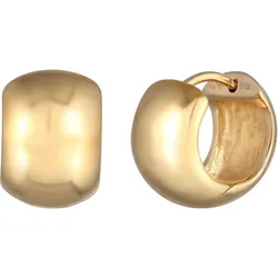 Paar Creolen ELLI "Ohrringe Schmuck Geschenk, 0310720615", gold (gelbgoldfarben), Ohrringe, Damen, Silber 925 (Sterlingsilber)