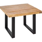 invicta interior gmbh & co. kg Couchtisch IRON CRAFT Braun Mangoholz 60 x 45 x 60 cm