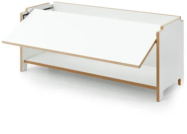 Regalelemente Harry Country Living MDF Melamin weiß, 37x90x33.5 cm