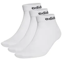 adidas Non-Cushioned Ankle Socken, 3 Paar White / Black 43-45