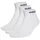 adidas Non-Cushioned Ankle Socken, 3 Paar White / Black 43-45