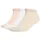 adidas Thin Linear Low-Cut Socken 3er Pack wonder alumina/blush pink/white 42-45