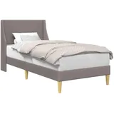 vidaXL Uni 100 x 200 cm Taupe