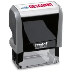 Trodat Office Printy Textstempel "Gescannt" 4912 (47x18 mm)