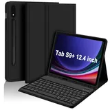 INF Schutzhülle mit Tastatur für Samsung Galaxy Tab Samsung Galaxy Tab S7 FE 5G 12.4 - Schwarz