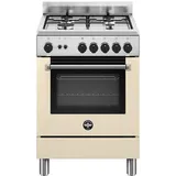 La Germania AMN664GCRV24 Küche 60CM 4FUOCHI Ofen A Gas Luftig Creme Cl.a +