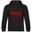 Hoodie Druck Rot Schwarz S