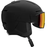 Salomon Osmo Sigma Skihelm mit Visier-Schwarz-S