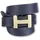 Silbergift Damengürtel Leder blau 95