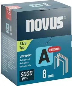 Feindrahtklammer A Typ 53/8 mm ST Novus VE à 5000 Stück