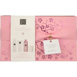 RITUALS The Ritual of Sakura Geschenkset Gift Set S Duschschaum 50 ml + Body Cream 70 ml + Body Lotion Mousse 50 ml + Duftkerze 25 g
