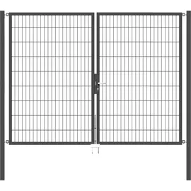 GAH Alberts Doppeltor 250 x 180 cm Anthrazit/Metall