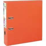 Exacompta 53344E 10x Premium-Ordner PREM'TOUCH aus PP mit 2 Ringen, Rücken 80mm, 32x30cm für DIN A4 MAXI - Orange