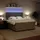 vidaXL Boxspringbett 180 x 200 cm Hellgrau