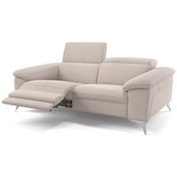 Sofanella 2-Sitzer Stoff Stella, Relaxsofa, Designsofa, Designer Couch, Italienisches Sofa, 2er Sofa beige