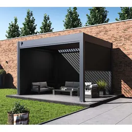 Paragon Seitenteil für Pergola Grand Tuscan 14 4,03 x 2,37 m Grau