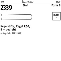 Hörger & Geßler Kegelstift ISO 2339 gedreht B 20x