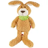 Sigikid 43252 Hase Huberto Hummeltal M, Plüsch, Kuscheltier, Stofftier, kuschelweich, Podcast-Held, ab 3 Monaten