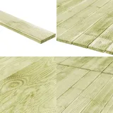 Vidaxl - Terrassendielen 8 Stk. 1,16 m2 1m Imprägniertes Kiefernholz - Terrassendielen - Kiefernholz - Holzboden - Outdoor Dekoration - Gartenmöbel