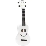 Mahalo Smiley Series - Sopran Ukulele - White, U/SMILE WT