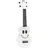 Mahalo Smiley Series - Sopran Ukulele - White, U/SMILE WT