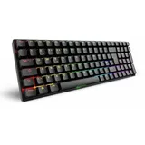 Sharkoon SGK50 S2 bk Gateron Yellow DE (DE, Kabellos, Tastatur, Schwarz