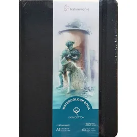 Hahnemühle Papier Watercolour Book 100 % Cotton, DIN A4 Portraitformat, 250 g/m2