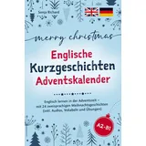 Bookmundo Merry Christmas - Englische Kurzgeschichten Adventskalender:: Englisch lernen in der Adventszeit - mit 24 zweisprachigen Weihnachtsgeschichten (inkl. Audios, Vokabeln und Übungen)