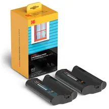 Kodak PHC-80 (4"x6") 100x148mm 2 Print-Kartuschen + 80 Blatt Fotopapier