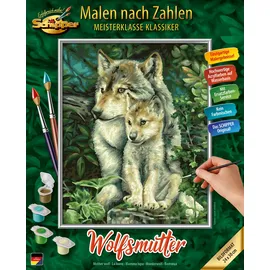 Schipper Wolfsmutter Malen nach Zahlen 1 St. 24 x 30 cm bunt