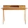 miliboo Schreibtisch aus hellem Holz mit Ablagen L120 cm PULITO