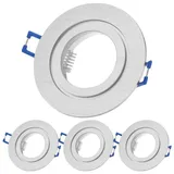 Sweet Led Einbaustrahler 4er Set rund Aluminium IP44