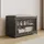 Bakaji Schuhbank 70 x 32 x 45 cm schwarz
