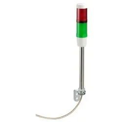 Schneider Electric XVMB1RG Signalsäule, verdr. o. Buzzer+2 Leuchtelemente, Ø 45mm, 24 V AC/DC, IP42