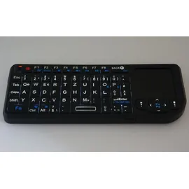 BerryBase Mini Funk Tastatur mit Touchpad & Beleuchtung - schwarz, DE Layout