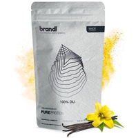 brandl® Protein-Pulver Vanille 5k ohne künstliche Süßstoffe | Whey-Protein plus pflanzliches Eiweiß-Pulver | Alle Aminosäuren | 1000g Vanille